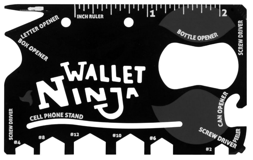 Portfelowy ninja - karta z funkcją multioola